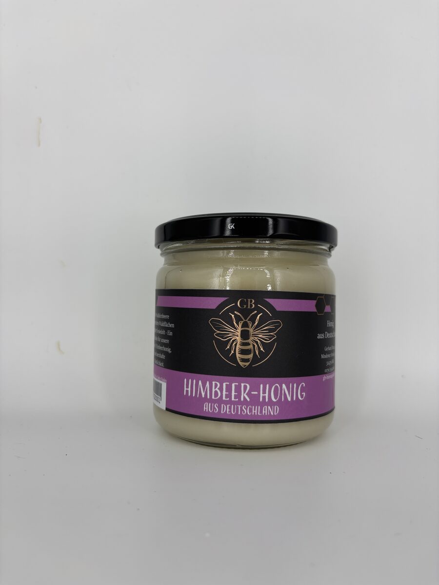 Himbeerhonig 500g aus dem Harz Imkerei Braun
